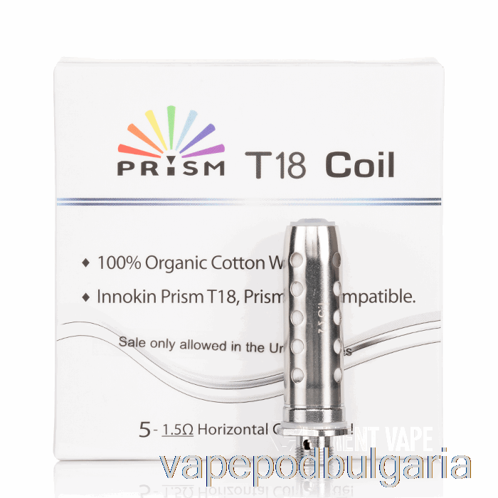 Vape Технически характеристики Innokin Prism T18 / T22 резервни бобини 1.5ohm бобини